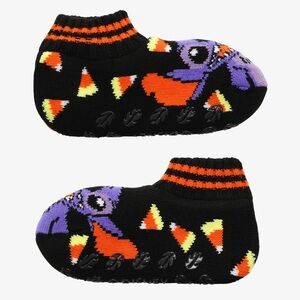 DISNEY Stitch Candy Corn Cozy Slipper Socks One Size Women's 5-10 NEW NWOT